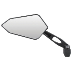 Immagine 1 di IN1043 Coppia specchi retrovisori Chaft Universali Fine colore nero per moto thumbnail