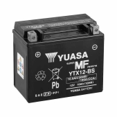 Batteria Yuasa YTX12-BS Sigillata con acido a corredo 12V 10Ah Honda Piaggio Benelli BMW Sym Suzuki