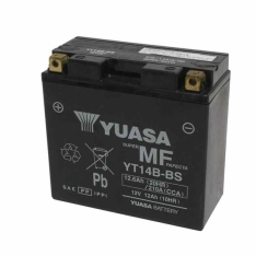 Immagine 1 di Batteria Yuasa YT14B-BS 12V 12AH sigillata e attiva pronta all'uso per Yamaha 1000 1100 1300 1700 1900 thumbnail