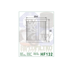 Immagine 1 di Filtro Olio Hiflo Filtro HF132 per DR 125 Burgman 250 Xmax 400 Max Sym 400i thumbnail