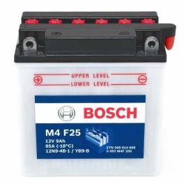 YB9-B Batteria Bosch M4F25 Piaggio 50 125 150 Vespa 150 Aprilia 50 125 Honda 125 250