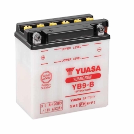 Batteria Yuasa YB9-B 12V 9Ah per Piaggio 50 125 Vespa 150 Aprilia 50 Honda 125 250
