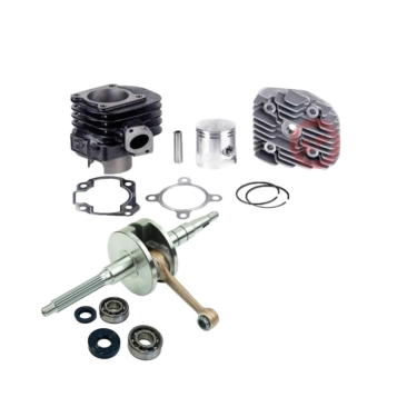 Maxi Kit Cilindro Dr 70 Ø47 e Albero Motore Athena spalle vuote Corsa 39.2 completo di cuscinetti SKF per motori Minarelli Orizzontale SP. 10 new new