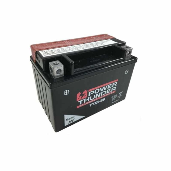 YTX9A-BS Batteria Power Thunder sigillata con acido a corredo 12V 8AH Honda Benelli KTM Kymco Piaggio 50 125 150 200 640 - Batterie