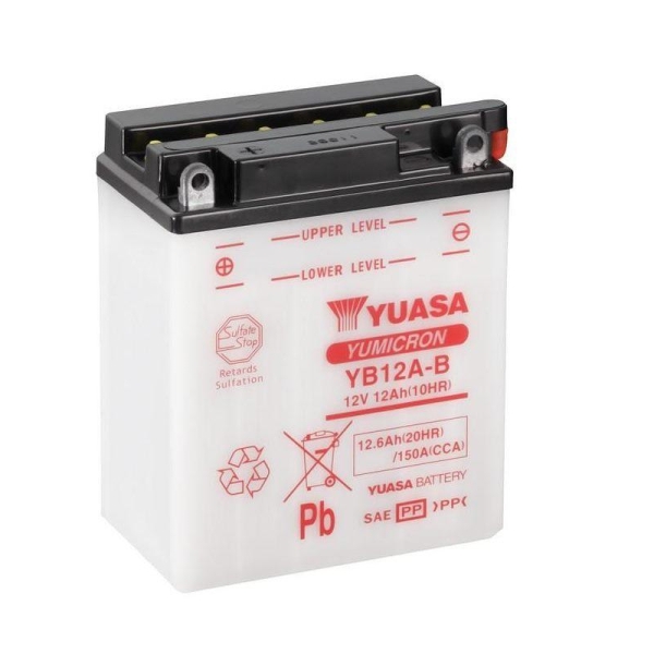 Batteria Yuasa YB12A-B Honda 12V 12AH 350 450 600 - Batterie