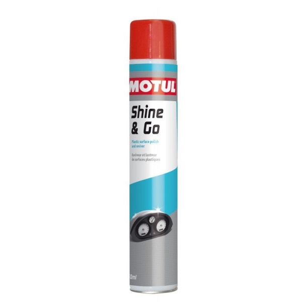 Motul Shine & Go per la pulizia e la manutenzione di parti in plastica 750ml - Per la pulizia
